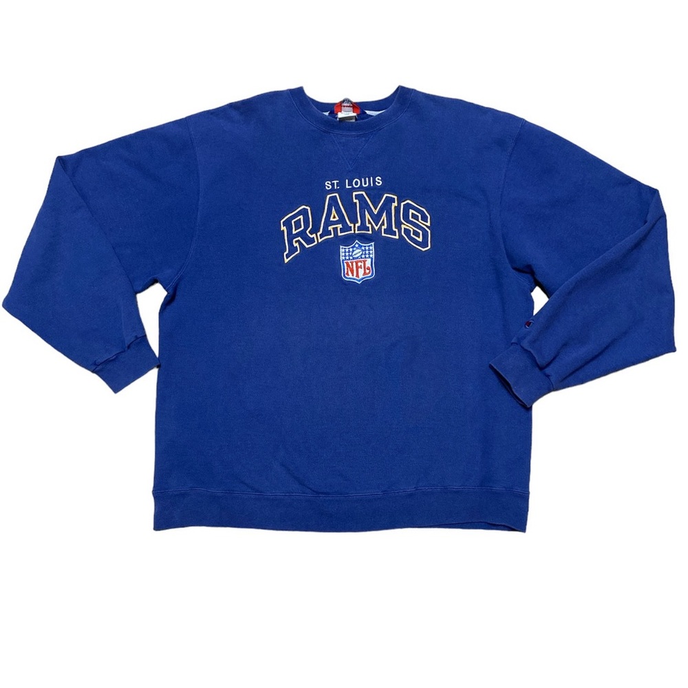 Vintage NFL St Louis Rams Crewneck Sweatshirt Adult XL Unisex Pullover Champion